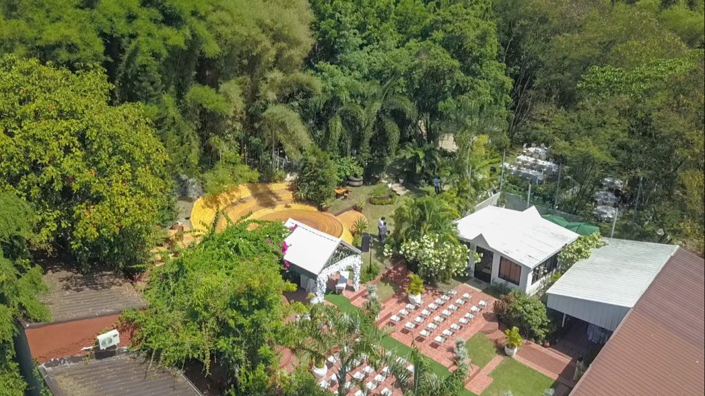 Mango Hills Garden from above