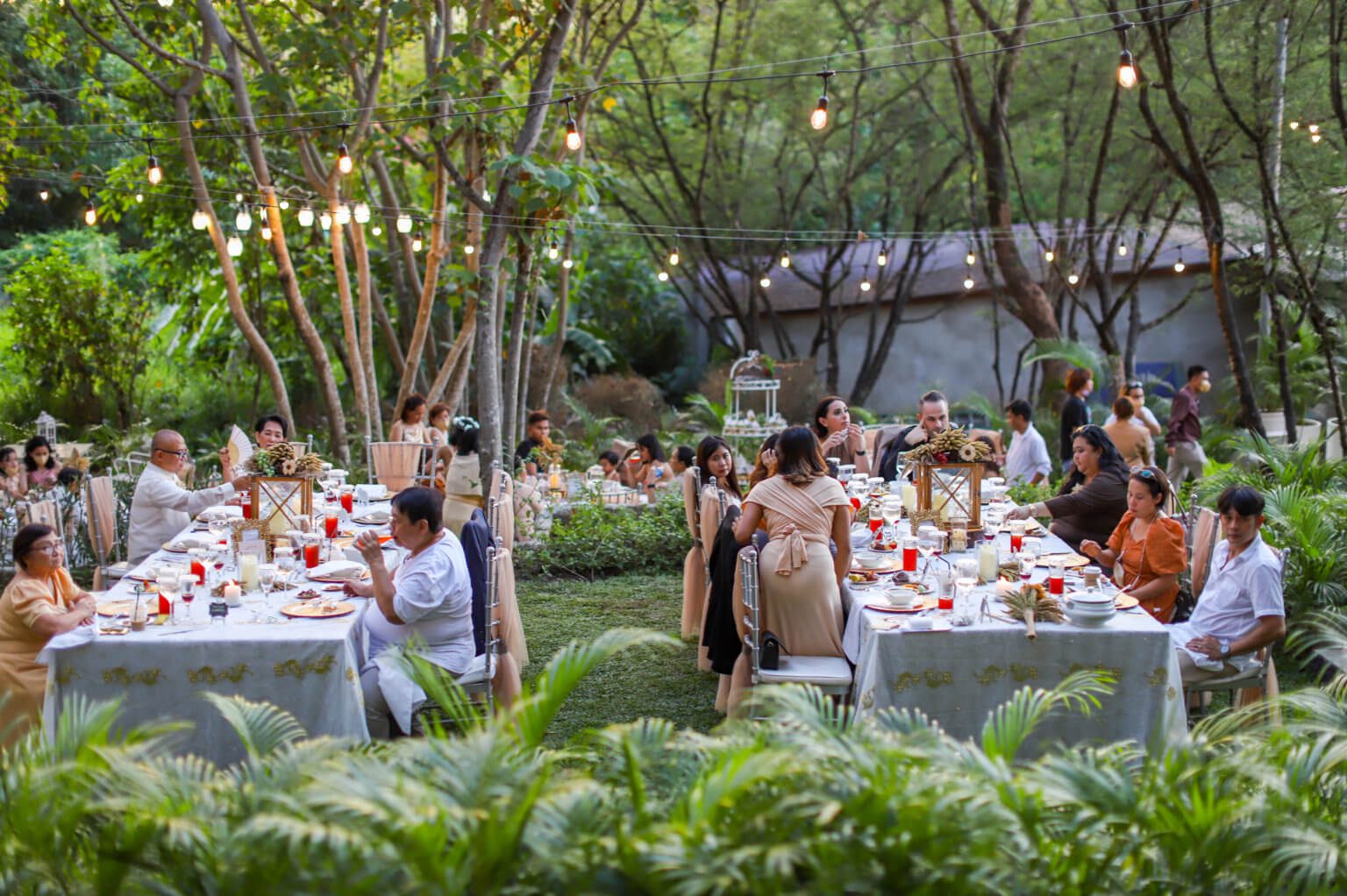 A garden gathering at Mango Hills Garden